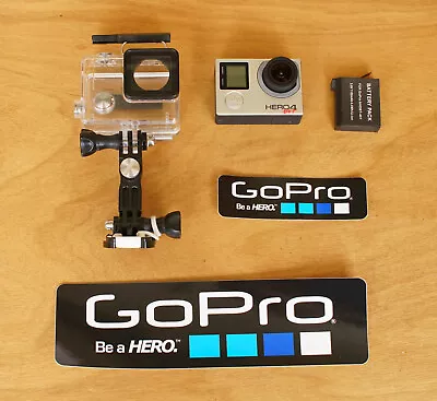 GoPro Hero 4 W/Accessories & Underwater Case Tested Working #1 • $149