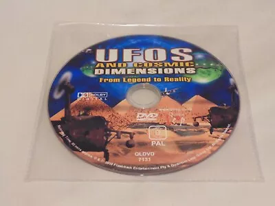 UFOs And Cosmic Dimensions – Region 0 DVD Disc Only – Used Excellent • £2.49