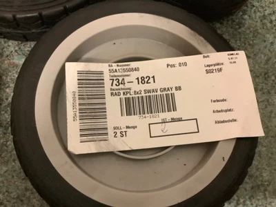£39.99 • Buy Lawnmower Wheels New Old Stock Quantity Mtd Victa Etc 