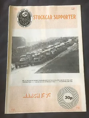 Stock Car Supporter March 1979 (110) Memorabilia Stox BriSCA F1 & F2 Rare • £3.75