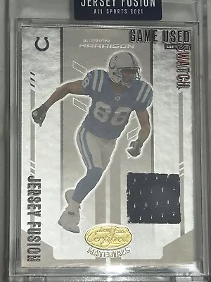 2021 Jersey Fusion MARVIN HARRISON Game Used SWATCH #JF-MH05  • $8.50