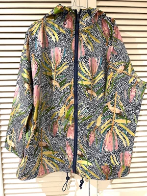 $175 • Buy Pretty GORMAN “Protea” Raincoat Jacket * Size S/M