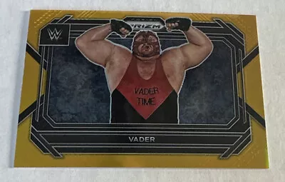 $125.99 • Buy 2023 WWE Panini Prizm VADER 3/10 Gold Parallel HOF Legend No. 91