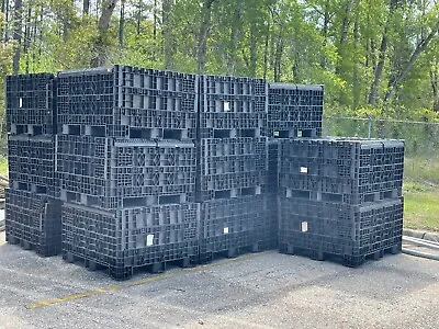 $275 • Buy Used Plastic Collapsible Bins:  45” X 48” X 48”T