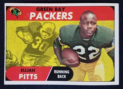 1968 Topps #79 Elijah Pitts Green Bay Packers EX (surface Issues) • $4.99