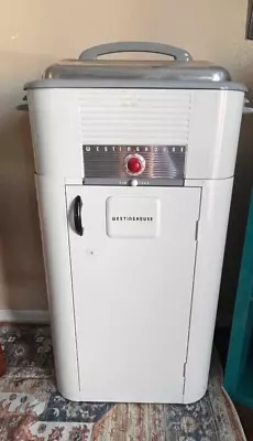 Vintage 1950s Westinghouse Electric Roaster Oven W/ Bottom Cabinet WORKING • $321.99