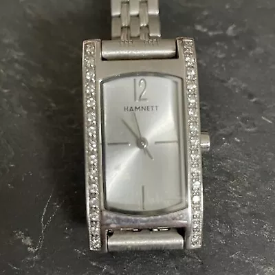 Hamnett Watch Ladies Stainless Steel  Designer Watch Needs New Battery • £9.99