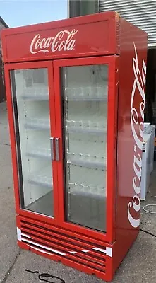 £350 • Buy Double Door Coca-cola Commercial Drinks Display Cooler Fully Working