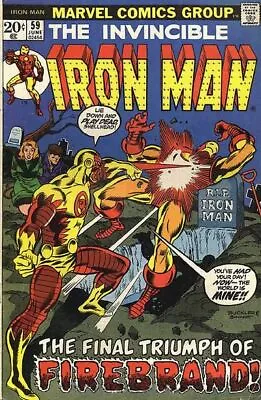 Marvel Comics Iron Man Vol 1 #59A 1973 5.0 VG/FN • $22.95