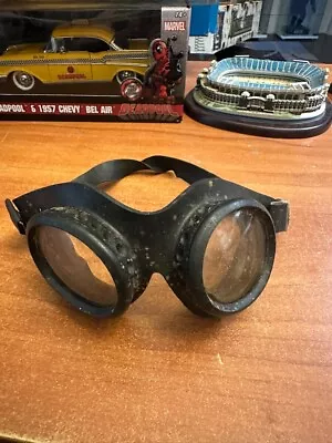 Vintage Rubber Safety Goggles Steampunk Motorcycle • $28.79