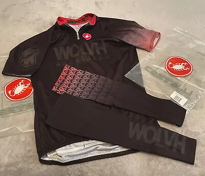 Mash SF WOLVH/ TBM Cycling Kit Large New Jersey & Arm Warmers 50 Produced #5 • $215