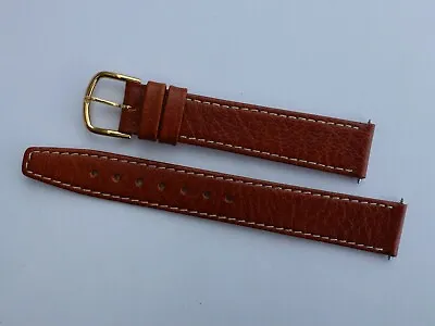 Genuine Rotary Tan Brown Leather Watch Strap Size 16mm • £4.99