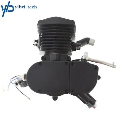 For 2 Stroke 80cc Motorized Motorised Bicycle Bike Cycle Gas Engine Motor Black • $70.79