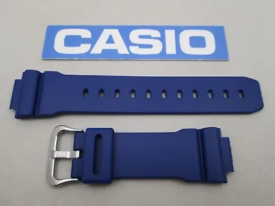 Genuine Casio G-Shock DW-9052 Resin Watch Band Navy Blue Fits DW-9050 DW-9051 • $51.89