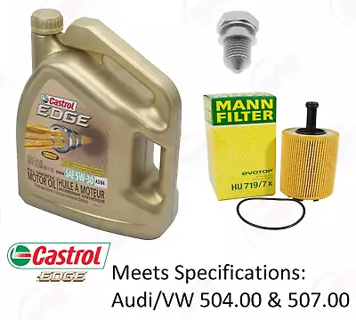 OEM Engine Oil Service Kit Oil FilterDrain Plug For Audi VW 3.23.62.0 Diesel • $90.09