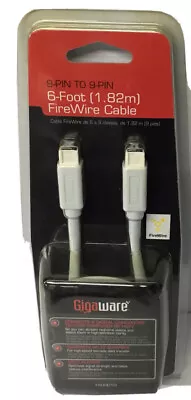 9-pin To 9-pin 6-foot (1.82m) Firewire Cable • $5