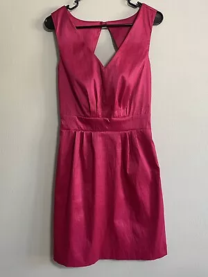 W118 By Walter Baker Pink Cocktail Party Dress Sleeveless V-Neck Size Medium • $25