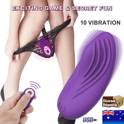 WEARABLE Wireless Panties Vibrator Vibrating Egg Remote Control Clit Sex Toys AU • $35.95