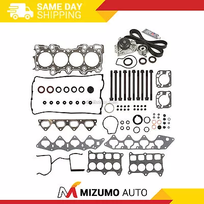 Head Gasket Set Graphite Timing Belt Kit Water Pump Fit 94-01 Acura B18C1 B18C5 • $101.95