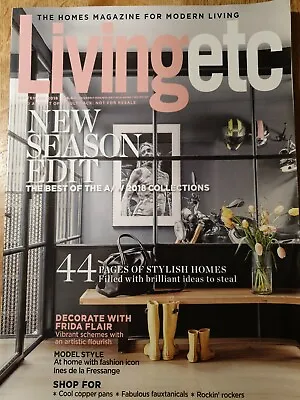 £3.99 • Buy UK Living Etc Magazine Homes September 2018