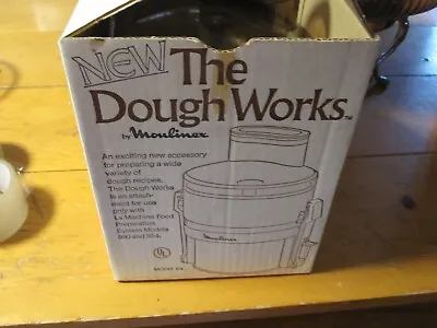The Dough Works By Moulinex 514 Fits La Machine Model 390 354 Attachment IN BOX • $12