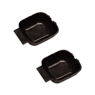 Vw Type 1 2 3 Ghia Super Beetle Inside Door Handle Trim Plates Black Finger Cups • $12