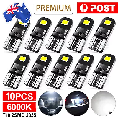 10X CANBUS Error Free T10 W5W 194 168 Wedge Interior LED Light Bulbs New AU  • $7.45