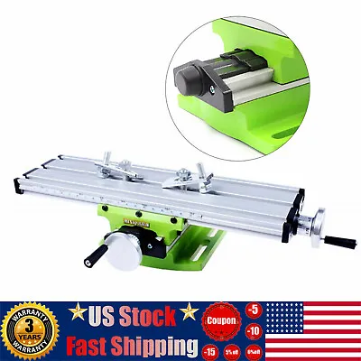 Multifunctional Milling Machine XY Work Table Cross Slide Bench Drill Vise Vice • $39