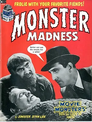 Monster Madness Magazine # 2   FINE VERY FINE   1972.  STAN LEE Stories.  Son Of • $35