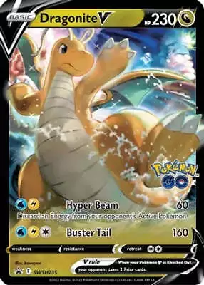 Dragonite V - SWSH235 Black Star Promo Pokemon - NM/MINT • $1.99