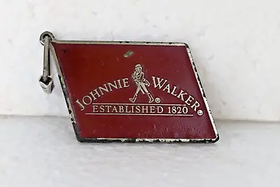 Vintage Johnnie Walker Red Label Old Scotch Whisky Advertising Keychain Metal F3 • $90.83