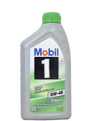 £12.99 • Buy Mobil 1 ESP 0W30 Full Synthetic High Performance Car Engine Oil - 1 Litre