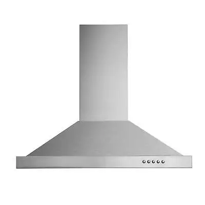 Tieasy 30 In Wall-Mount Range Hood 450 CFM Push Control Over Stove Vent LED  • $119.99