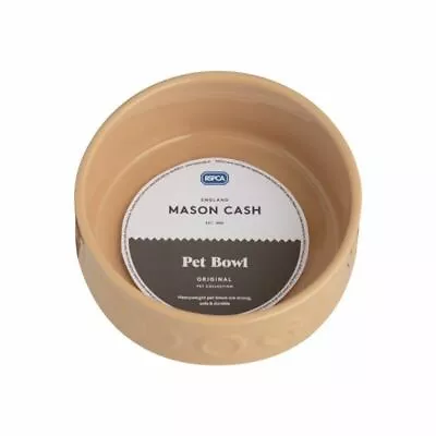 Mason Cash Ceramic Lettered Dog Bowl Dishwasher Safe 15cm1 8cm 25cm Cane • £10.18