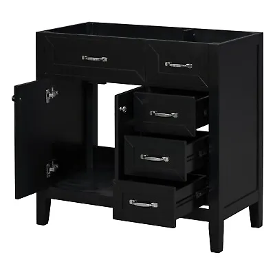 36  Bathroom Vanity W/ Sink Free Standing Bathroom Vanity Cabinet 3 Drawers • $249.99