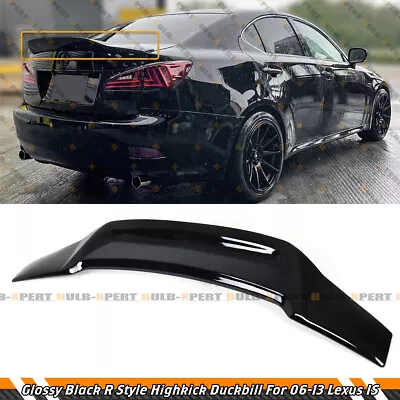 For 2006-2013 Lexus Is250 Is350 Isf Rt Style Glossy Black Trunk Spoiler Duckbill • $89.99