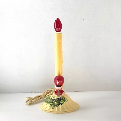 Vintage Hand Decorated C7 Electric Window Candle Drip Soldier Horn Bugle • $11.99