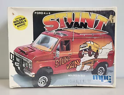 1979 MPC Ford 4X4 Stunt Van 1/25 Scale Red Offroad Model Kit 1-0430 New Sealed • $124.95