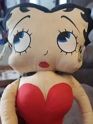 Vintage Betty Boop Plush Doll 1988 Red Heels Garter Belt Marilyn Monroe 18  FLAW • $9.95