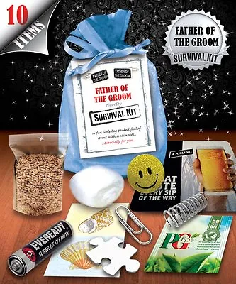 Father Of The Groom Survival Kit - Fun Novelty Gift • £4