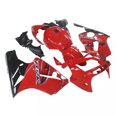 Injection Red Black Fairing Kit For 2002-2006 Kawasaki Ninja ZX12R ABS Bodywork • $443.95