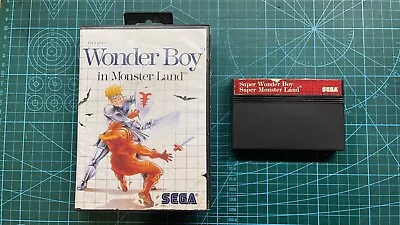 Wonder Boy In Monster Land (Sega Master System 1988) - Game And Case • $24.31