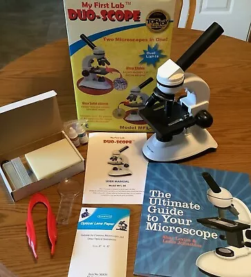 My First Lab Duo-Scope 2-in-1 Microscope - Model MFL-06 + Ultimate Guide Book • $30