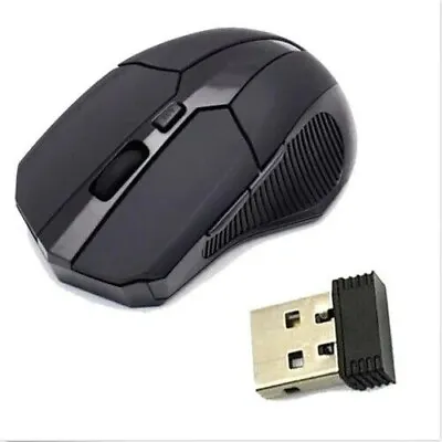 2.4GHz Wireless Cordless Mini Mouse Optical Scroll For PC Laptop Computer+USB • £10.19