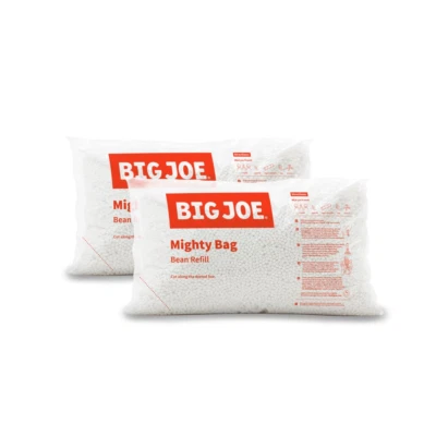 $47.03 • Buy Big Joe Bean Bag Filler Refill Beans Lounge Chair Seat Filling 7 Cu Ft 2 Pack