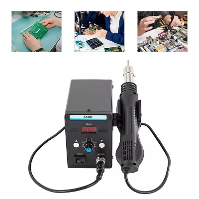 £50.95 • Buy SMD Rework Soldering Station Digital Hot Air Gun Disordering Set Anti-impact 
