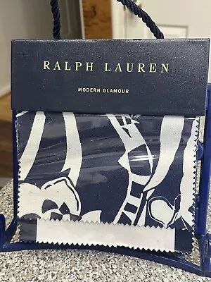 RALPH LAUREN Upholstery Fabric Sample Book Swatch Craft  MODERN GLAMOUR • $19.99