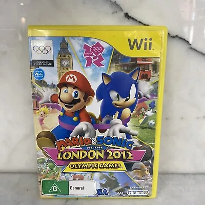 Mario And Sonic At The London 2012 Olympic - Nintendo Wii • $18.88