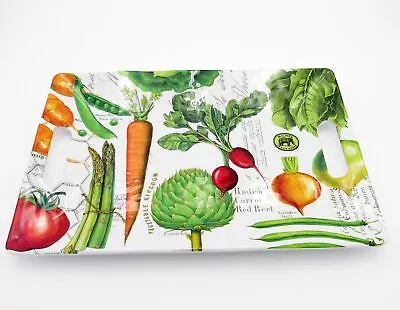 Michel Design Works Vegetable Kingdom Melamine Tray NWOT 15  Food Safe • $14.98