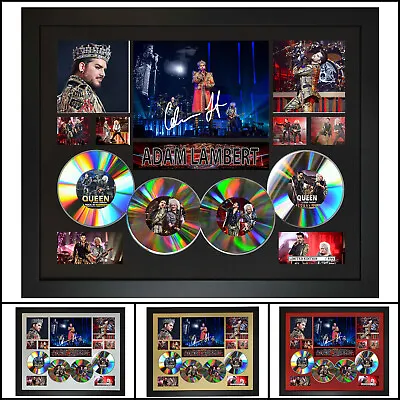 $120 • Buy Adam Lambert Signed Framed Memorabilia Limited Ed. 4CD - Multiple Variations